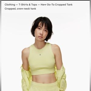 Wilfred Free New Go-To Cropped Tank